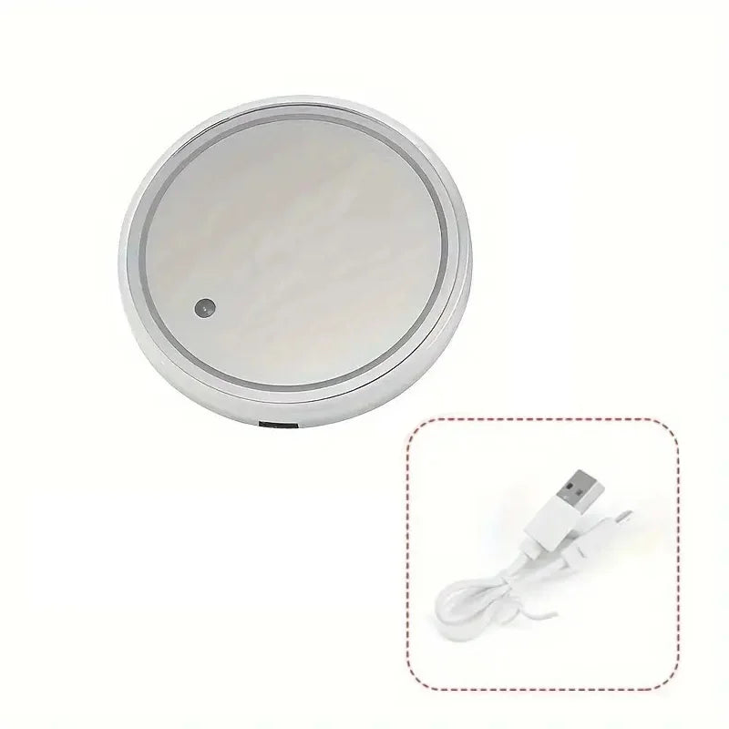 LED Car Cup Holder Coasters – 7-Color Light Sensor Interior Mats