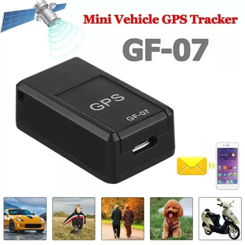 GF-07 Mini GPS Tracker – Real-Time Car, Pet, and Elderly Locator