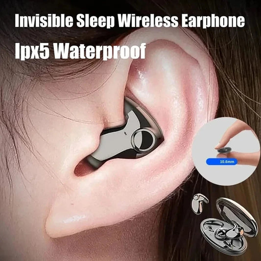 Sleep Invisible IPX5 Wireless Bluetooth Earbuds