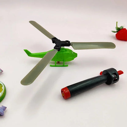 Pull Line Helicopter Toy – Outdoor Aviation Fun for Kids