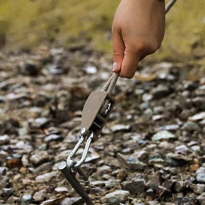 Tent Rope Hanger Pulley Hook – Adjustable & Non-Slip Lanyard for Outdoor Use