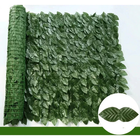Artificial Ivy Privacy Fence – 1×3m Faux Green Leaf Panel for Garden & Balcony