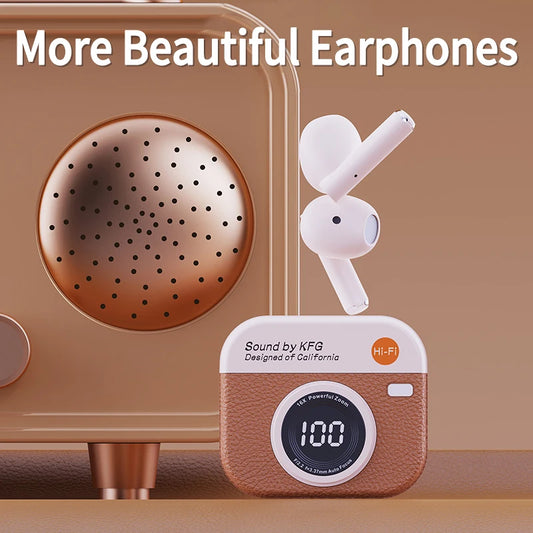 2025 TWS Wireless Earbuds – Bluetooth 5.4, LED Display, 36H Playback, Mic