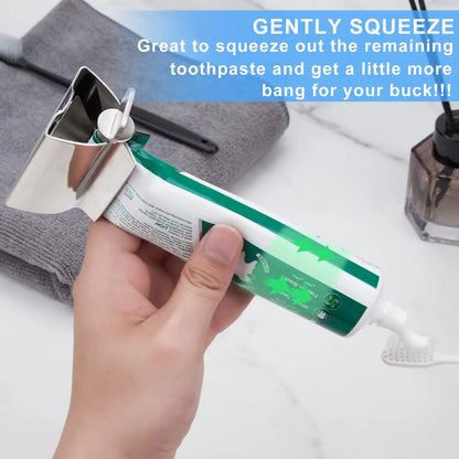 Stainless Steel Toothpaste Squeezer – No Waste, Easy Dispenser