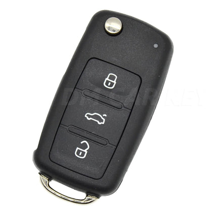 Car Key Blank Housing 5K0837202AD for VW, Seat, Skoda – Flip Remote Key Shell Case