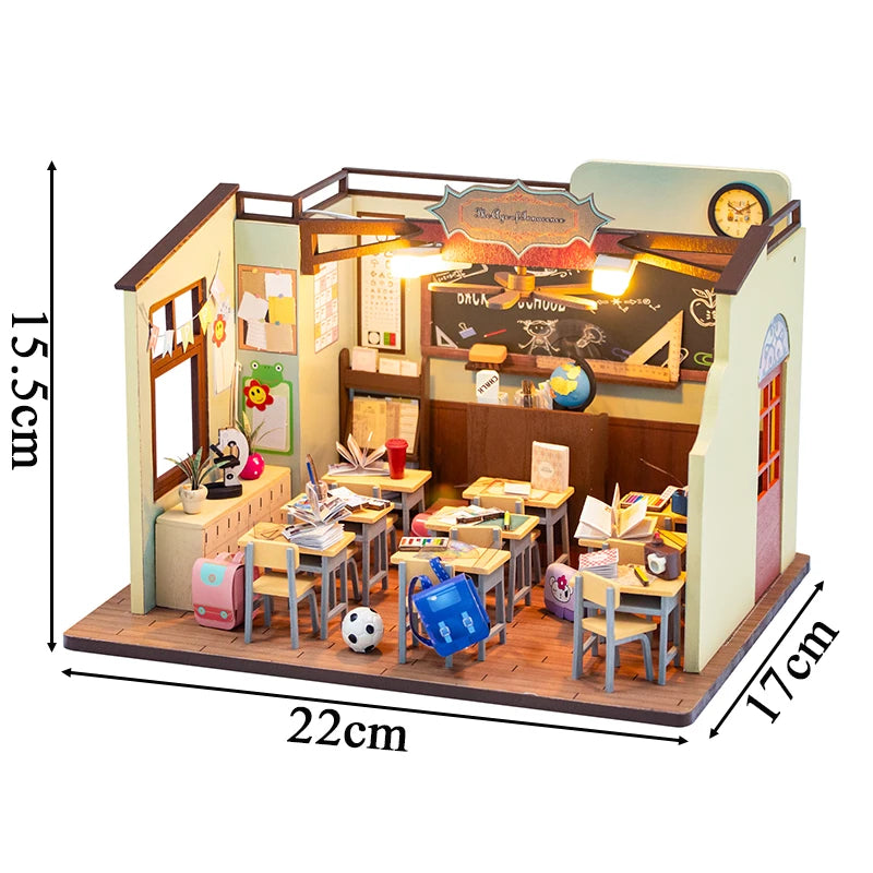 DIY Wooden Doll House – 3D Puzzle Kit for Adults