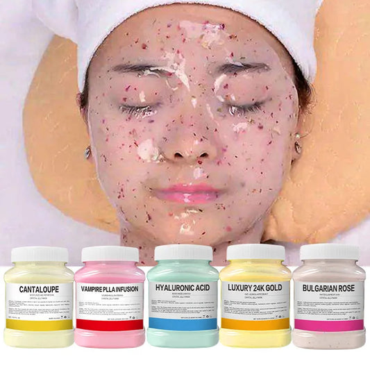 350g 24K Gold Rose Petal Hydrating Jelly Mask Powder
