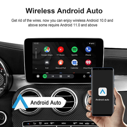 Android 13 Car AI Box – Wireless CarPlay & Android Auto Adapter