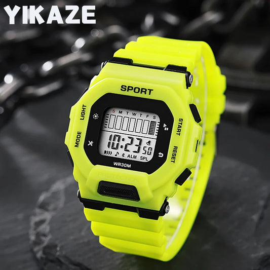 YIKAZE Men's Waterproof Sports Watch – LED Digital Outdoor Adventure Watch