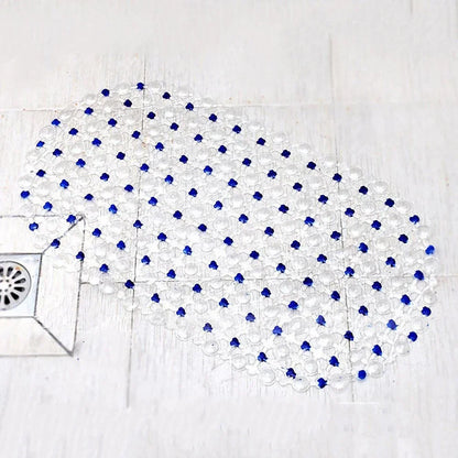 PVC Anti-Skid Bath Mat – Soft Non-Slip Shower Massage Mat with Suction Cups