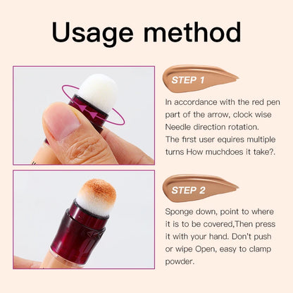 Sponge Head Concealer for Dark Circles & Blemishes