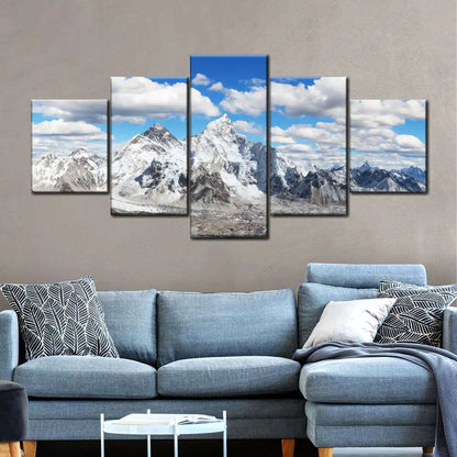 5-Piece Lake Landscape Canvas Wall Art – Unframed Home Decor Posters