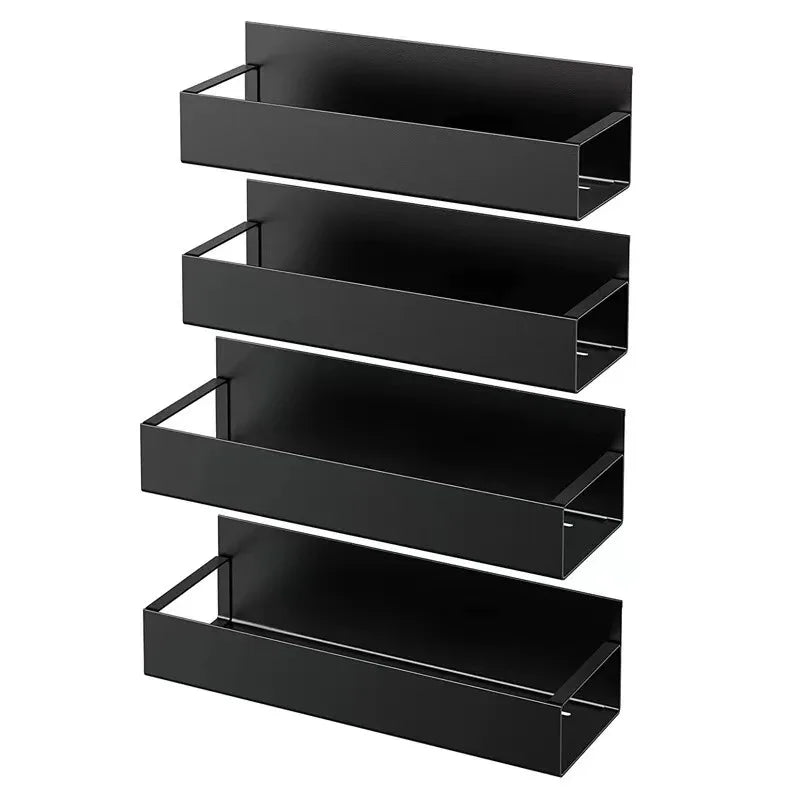 2PCS Magnetic Storage Rack – Kitchen & Laundry Side Shelf Organizer