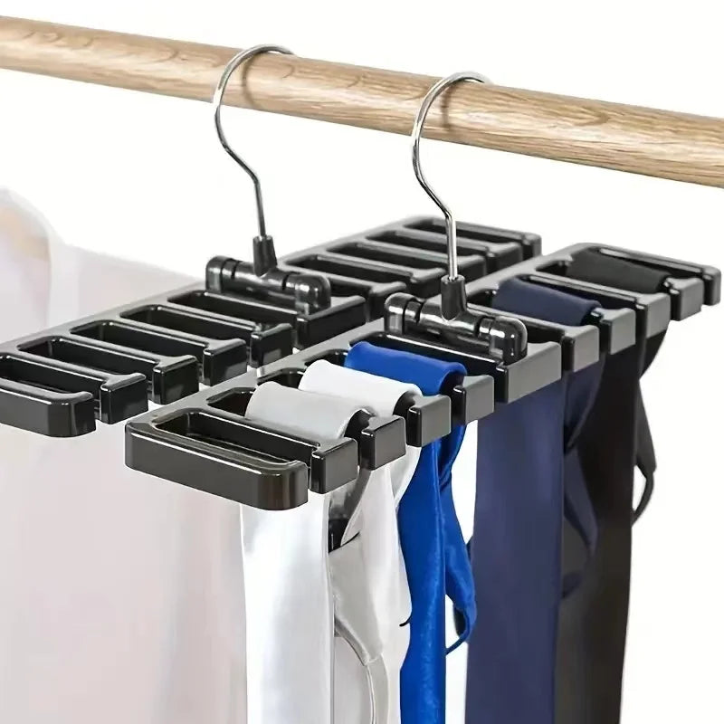 Rotating Tie & Scarf Hanger – Multifunctional Closet Organizer Rack (1PCS)