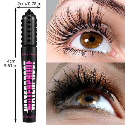 Black Waterproof 4D Lengthening Mascara – Eyelash Extension Effect