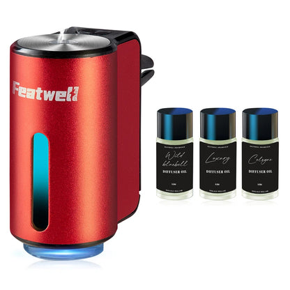 Smart Car Air Freshener Diffuser – 3 Modes with Essential Oils