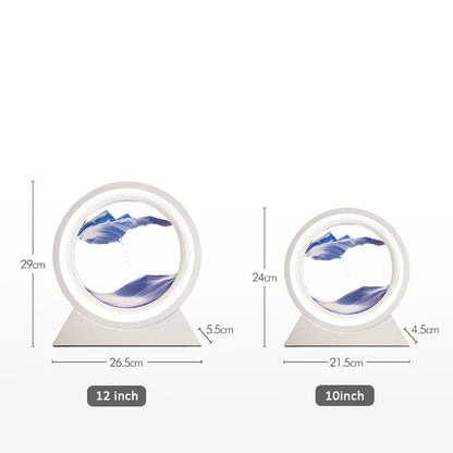 Quicksand LED Table Lamp with 3D Sand Art for Home Decor