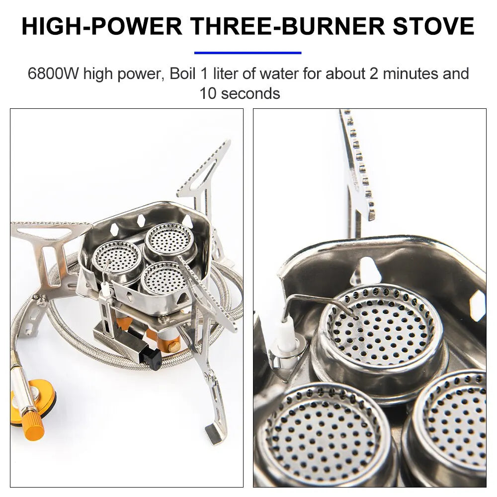 Widesea Portable Gas Stove for Camping & Outdoor Cooking