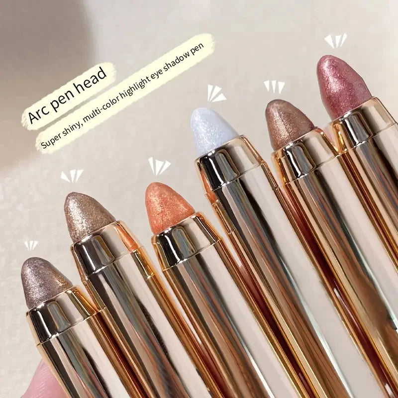 Double-Sided Eyeshadow & Highlighter Stick – Matte & Glitter Duo