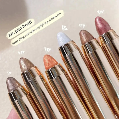 Double-Sided Eyeshadow & Highlighter Stick – Matte & Glitter Duo