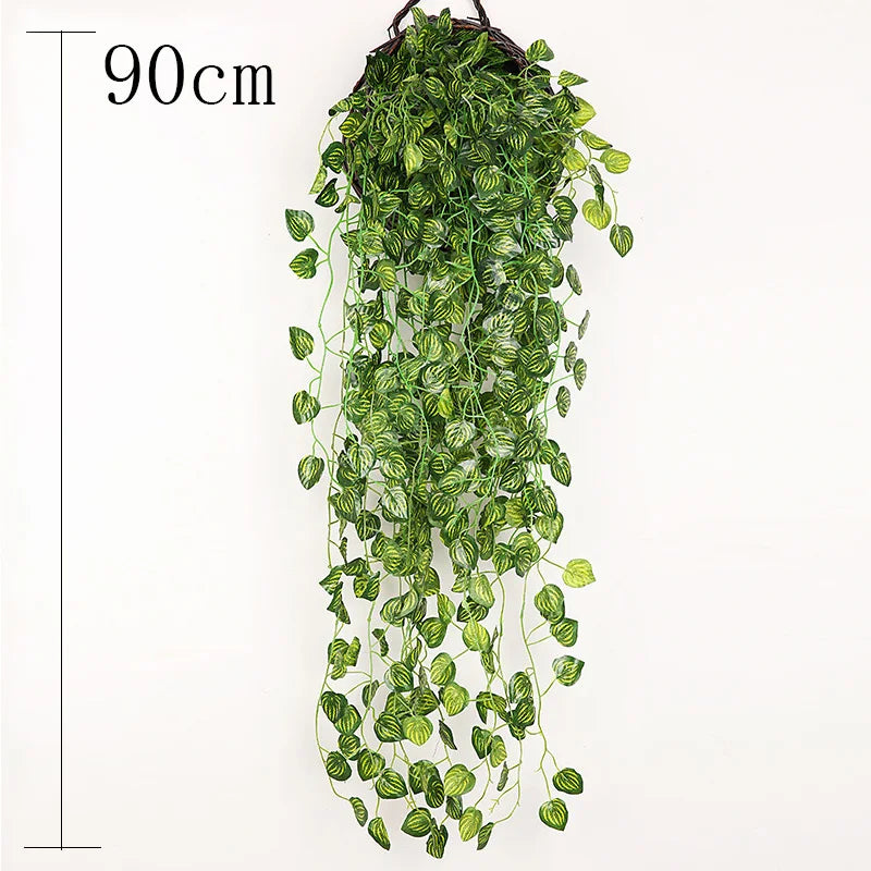Artificial Ivy Vines – Hanging Rattan Leaves for Home & Garden Decor