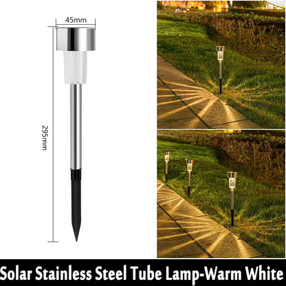 10-Pack Solar Garden Lights – Waterproof Outdoor Pathway Lamps