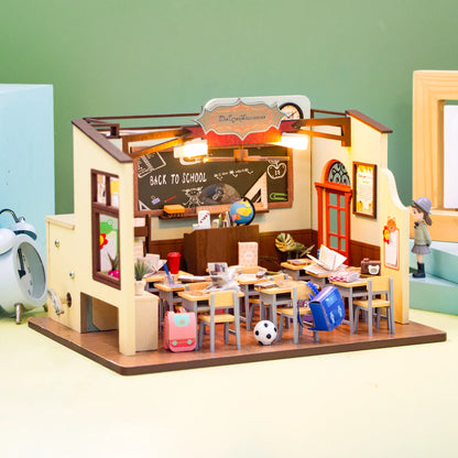 DIY Wooden Doll House – 3D Puzzle Kit for Adults