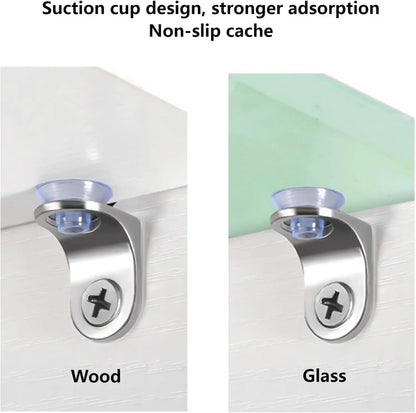 Glass Wood Shelf Brackets – 20/50 pcs