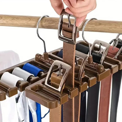 Rotating Tie & Scarf Hanger – Multifunctional Closet Organizer Rack (1PCS)
