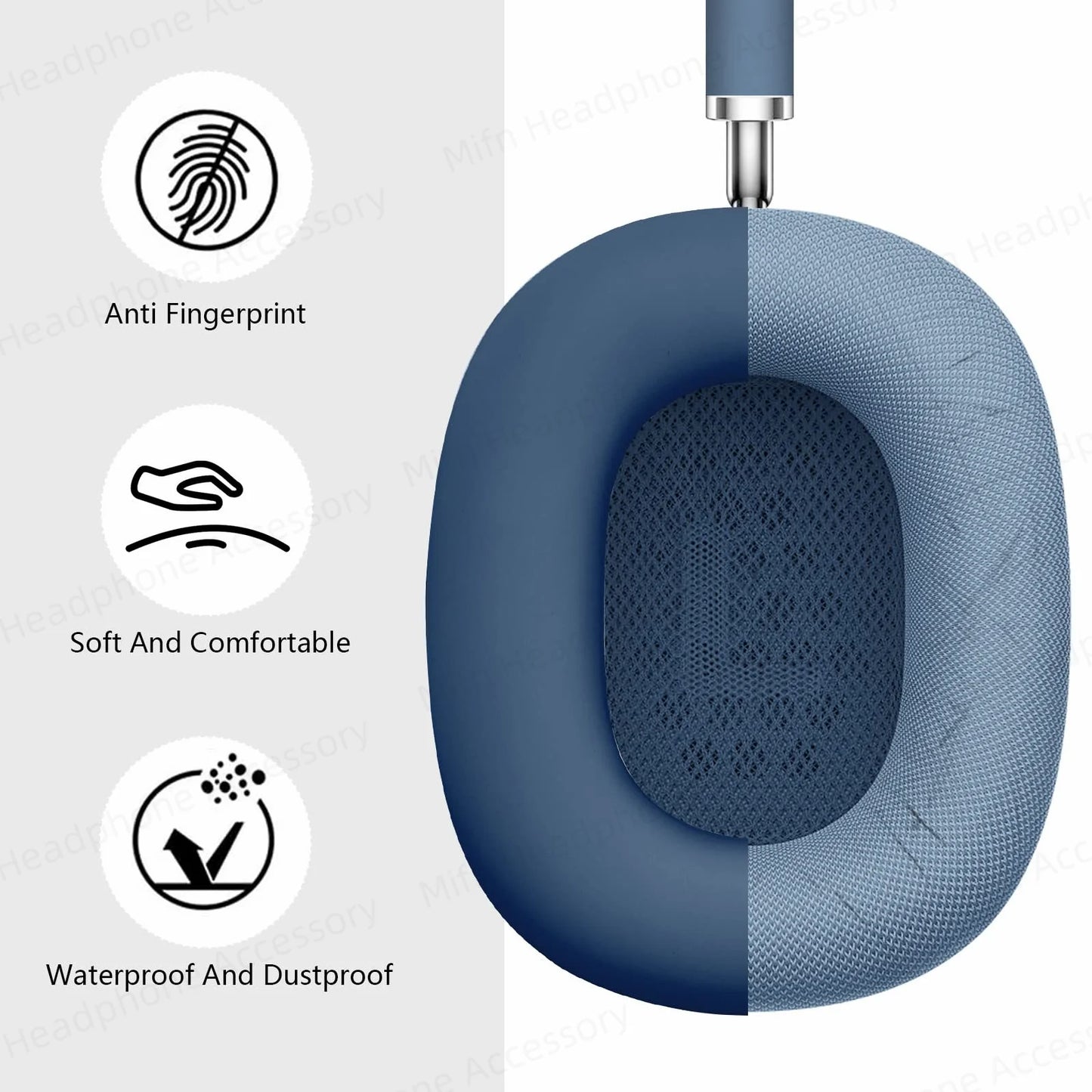 Silicone Protective Case for AirPods Max 2024 – Ear Cover & Earmuff Guard