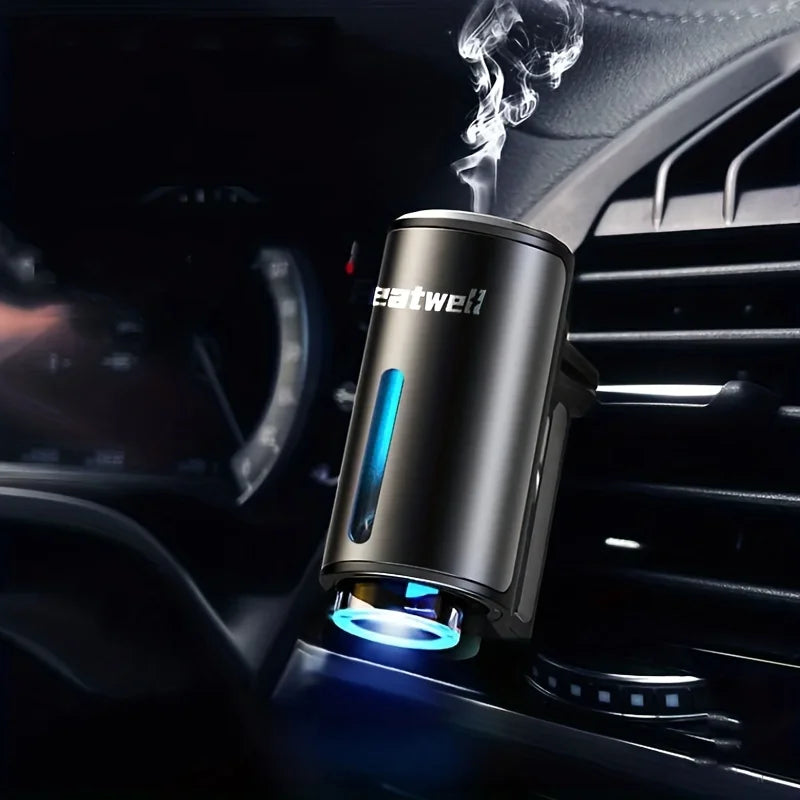 Smart Car Air Freshener Diffuser – 3 Modes with Essential Oils
