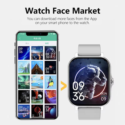 KESHUYOU 2025 Smart Watch – Bluetooth Call, Music, Heart Rate Monitor, Pedometer