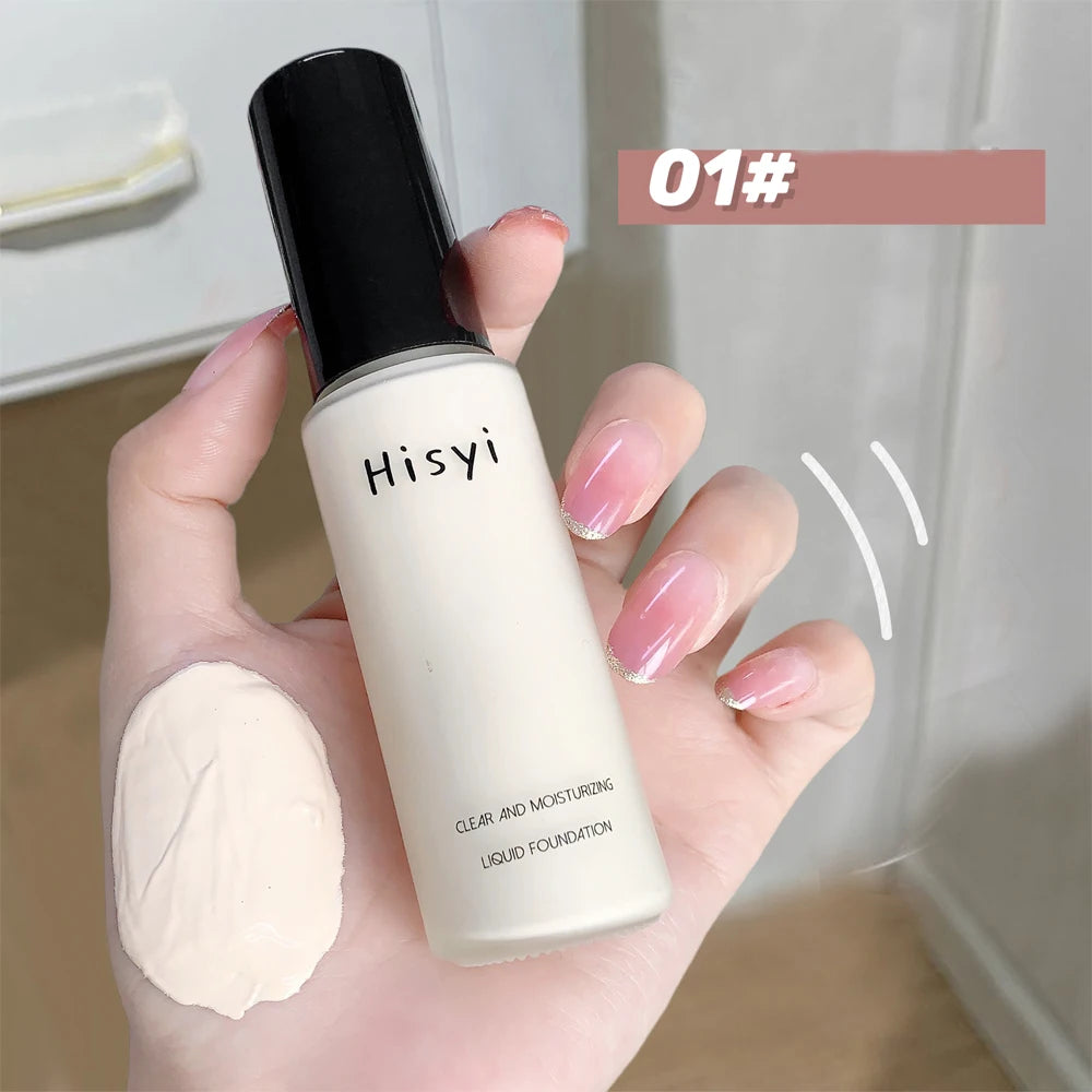 Flawless Coverage with Transparent Foundation