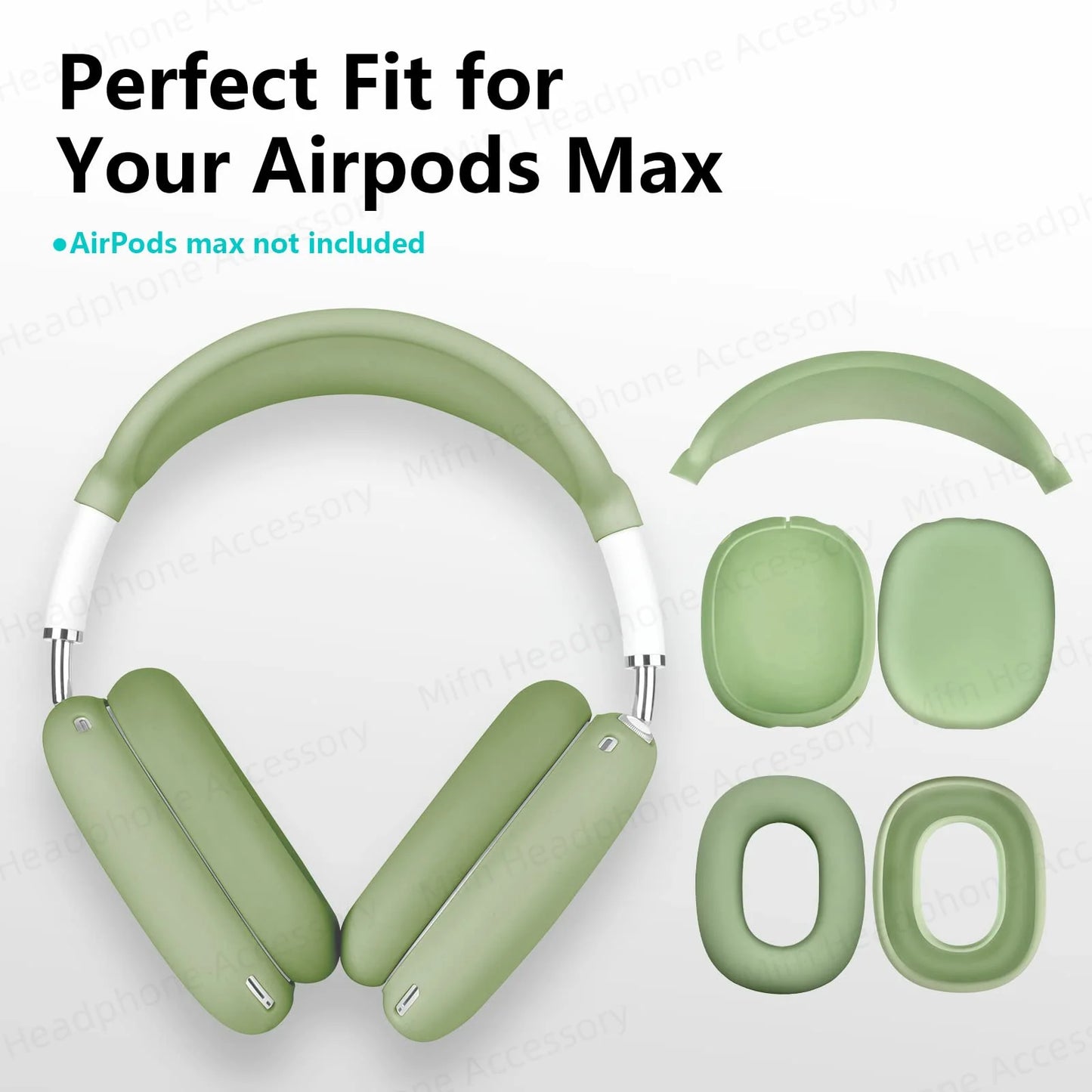 Silicone Protective Case for AirPods Max 2024 – Ear Cover & Earmuff Guard