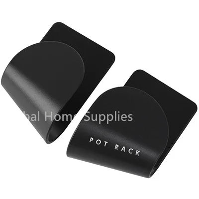 Self-Adhesive Pot Lid Holder – Wall-Mounted Kitchen Organizer (1/2/12 Pcs)
