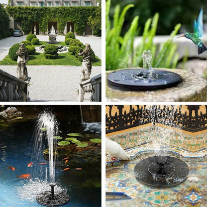 Solar Fountain Pump – Outdoor Garden & Pool Water Feature