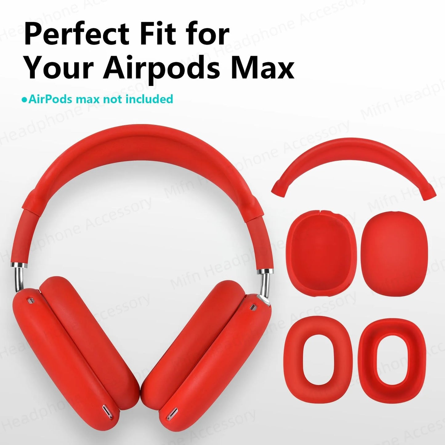 Silicone Protective Case for AirPods Max 2024 – Ear Cover & Earmuff Guard