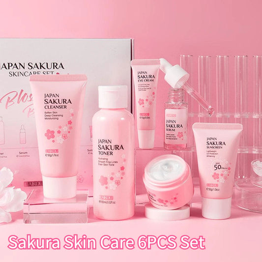 6-Piece Sakura Skincare Set with Gift Box