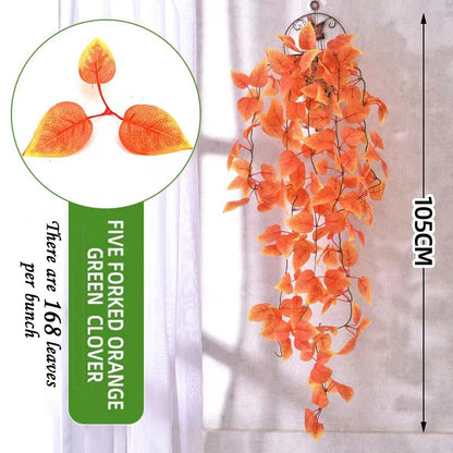 Artificial Ivy Vines – Hanging Rattan Leaves for Home & Garden Decor