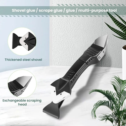 3-in-1 Silicone Remover & Sealant Scraper Kit