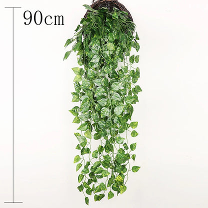 Artificial Ivy Vines – Hanging Rattan Leaves for Home & Garden Decor