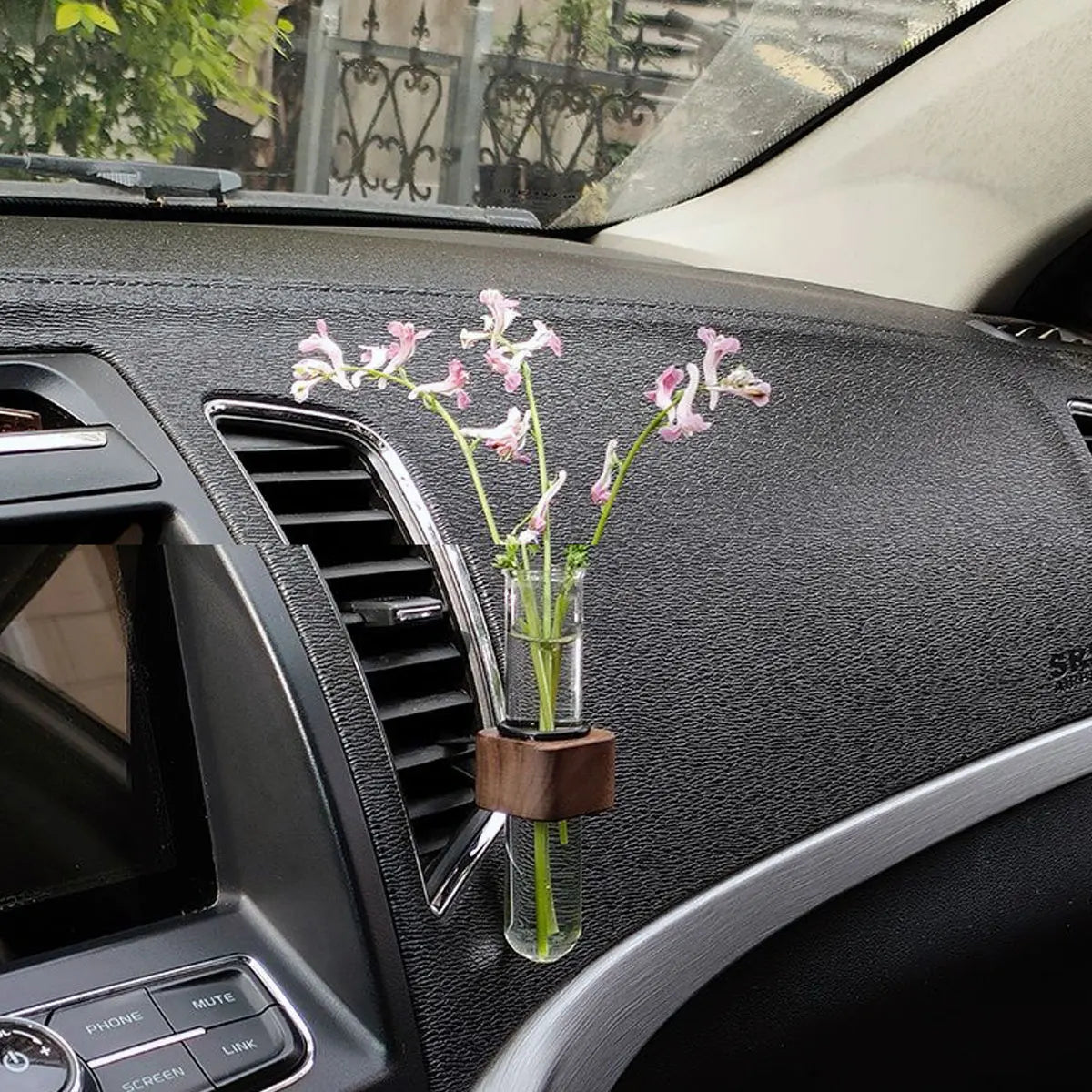 Mini Car Plant Terrarium – Glass Hydroponic Vase for Auto Decor
