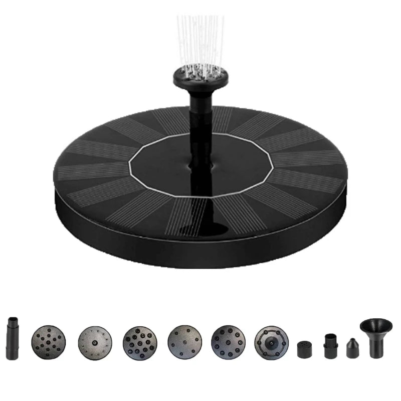 Solar Fountain Pump – Outdoor Garden & Pool Water Feature