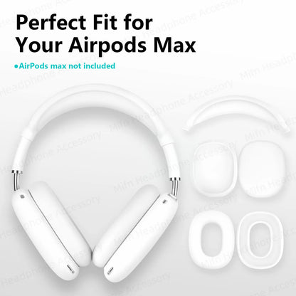 Silicone Protective Case for AirPods Max 2024 – Ear Cover & Earmuff Guard