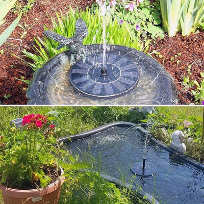 Solar Fountain Pump – Outdoor Garden & Pool Water Feature