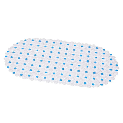 PVC Anti-Skid Bath Mat – Soft Non-Slip Shower Massage Mat with Suction Cups