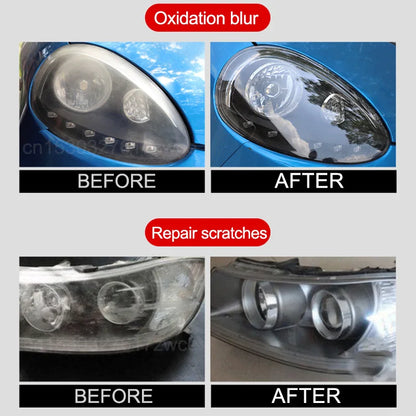 Car Headlight Polishing Scratch Remover & Renewal Kit