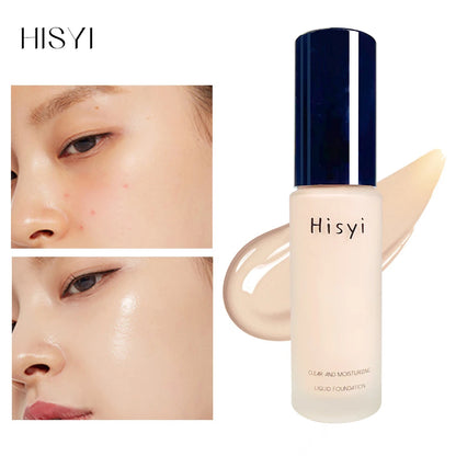 Flawless Coverage with Transparent Foundation
