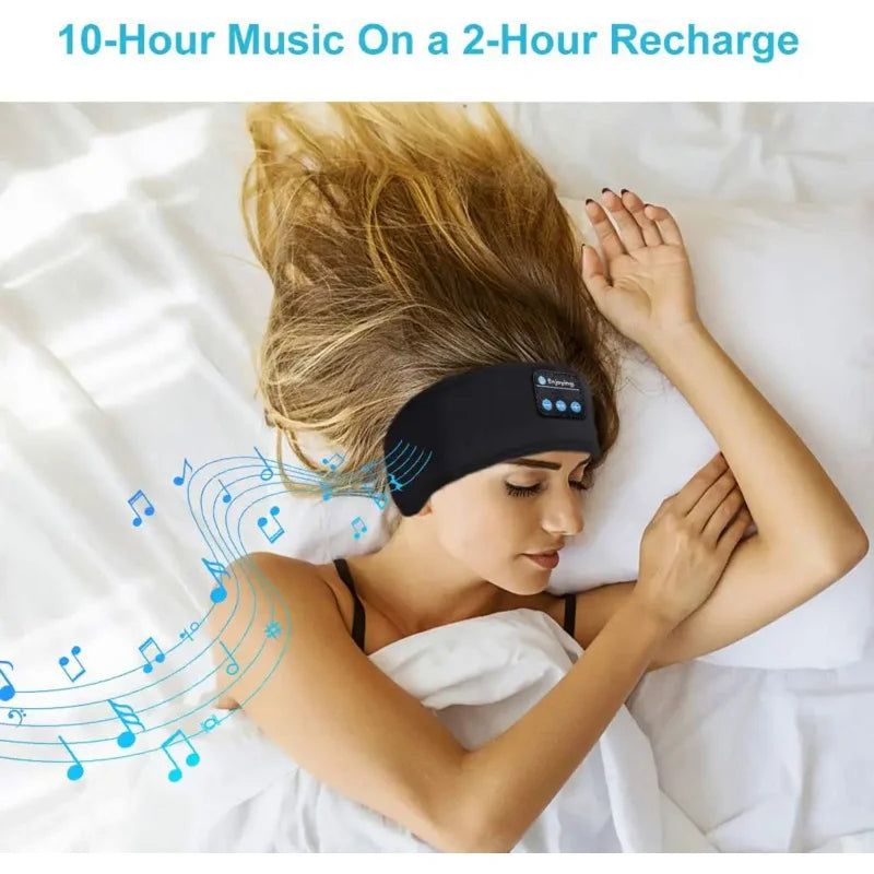 2025 Bluetooth Headband – Wireless Sports & Sleep Music Eye Mask Headphones