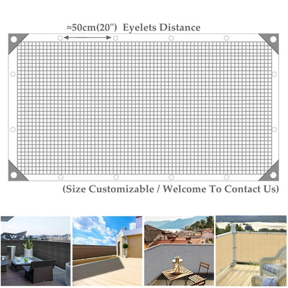90% Shading Balcony Privacy Screen Outdoor Sun Shade Net